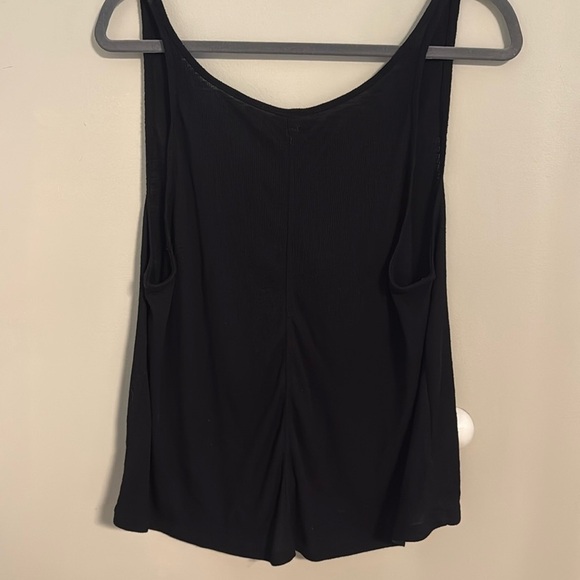 Free People flowy black tank top size medium - Picture 1 of 6